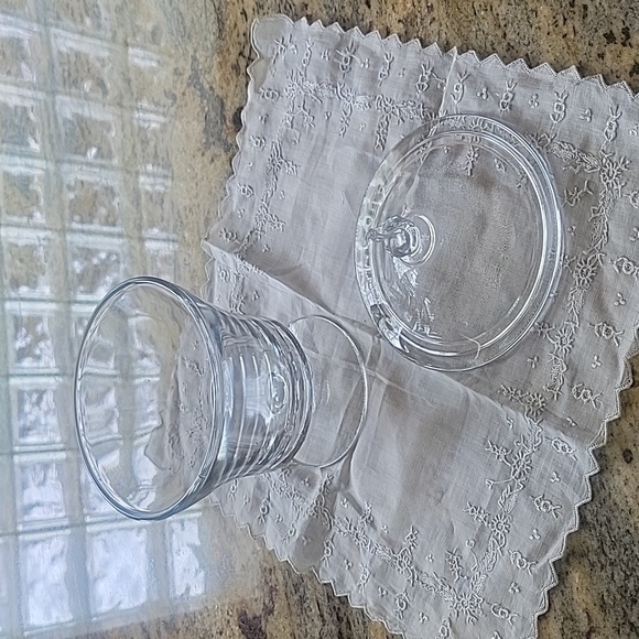 Vintage small candy jar with lid - Picture 3 of 7